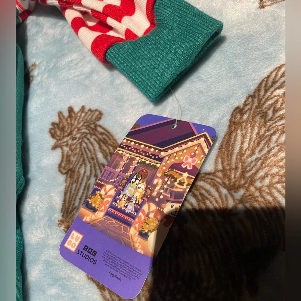 NWT Bluey and Bingo Matching Christmas Sets!